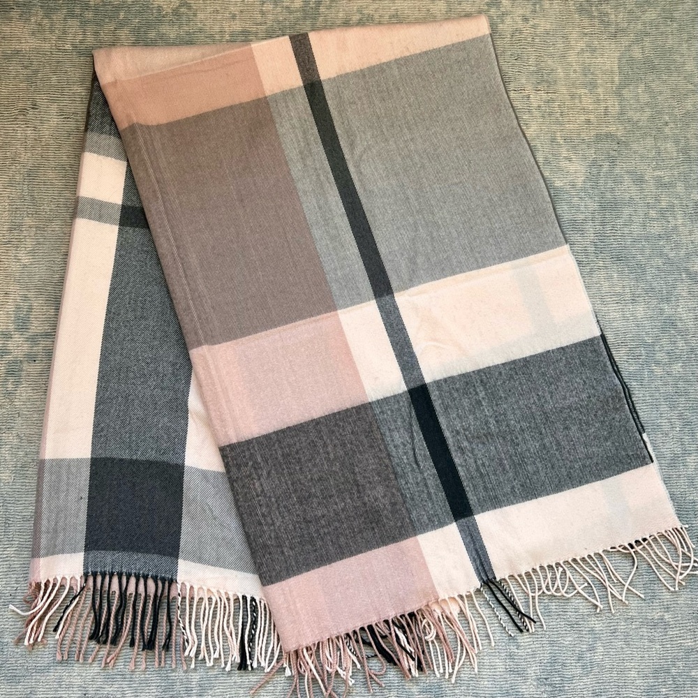 J. Crew Plaid Blanket Scarf